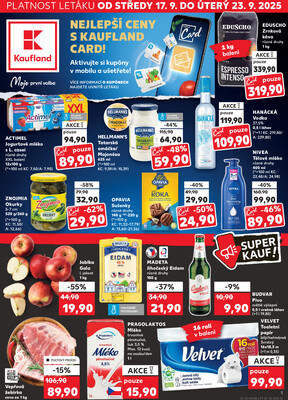 Leták Kaufland 17.9. - 23.9. - Kaufland - Příbram