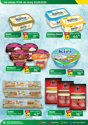 Tamda Foods od 17.9. do 23.9.2025