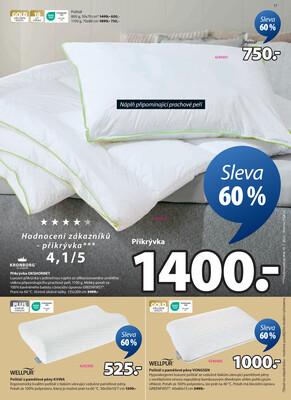 Leták Jysk
		  platný do 19.10.2025 - strana 17