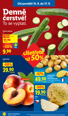 Lidl od 15.9. do 17.9.2025