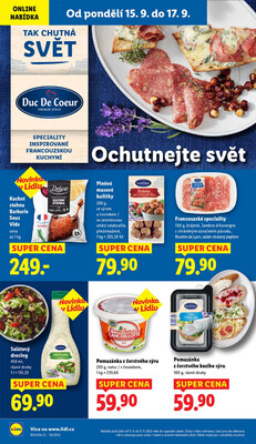 Lidl od 15.9. do 17.9.2025