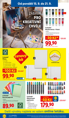 Lidl od 15.9. do 17.9.2025