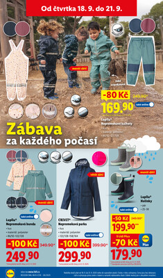 Lidl Čtvrtek od 18.9. do 21.9.2025