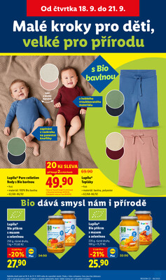 Lidl Čtvrtek od 18.9. do 21.9.2025