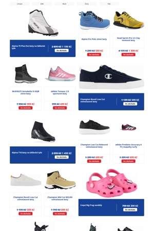 leták Intersport