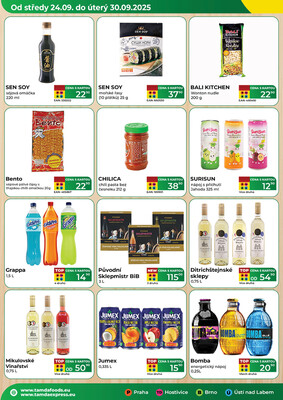 Tamda Foods od 24.9. do 30.9.2025