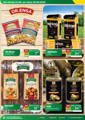 Tamda Foods od 24.9. do 30.9.2025