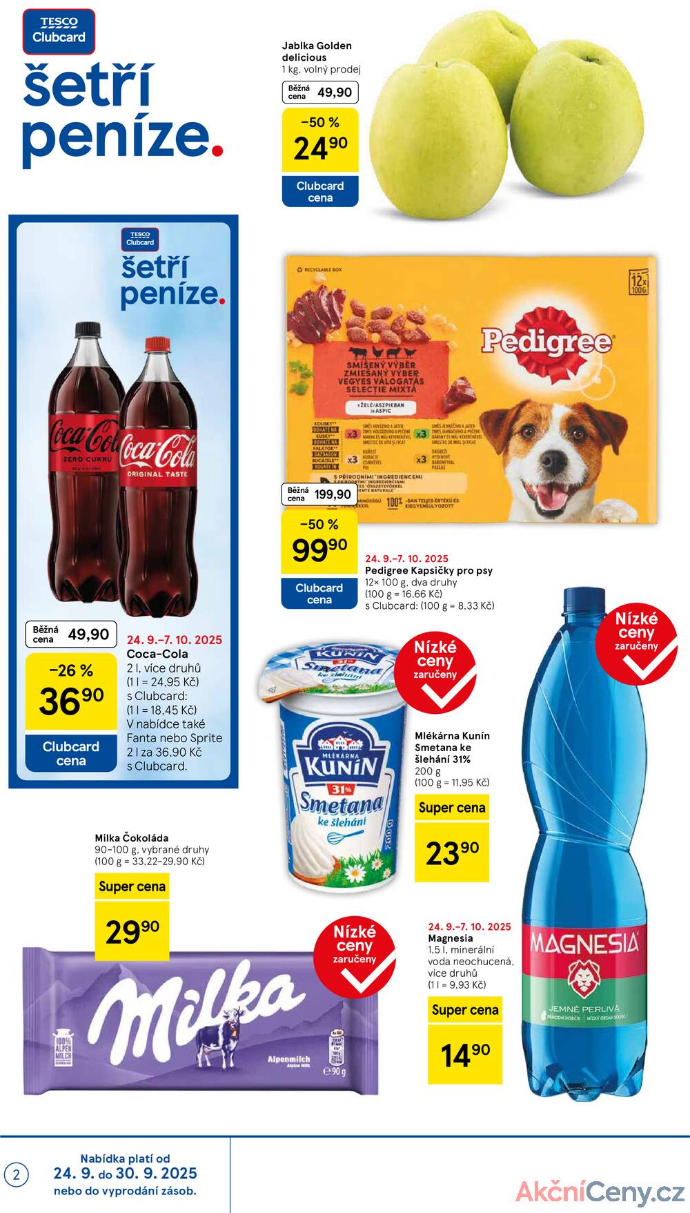 Leták Tesco - Tesco supermarkety od 24.9. do 30.9.2025 - strana 2