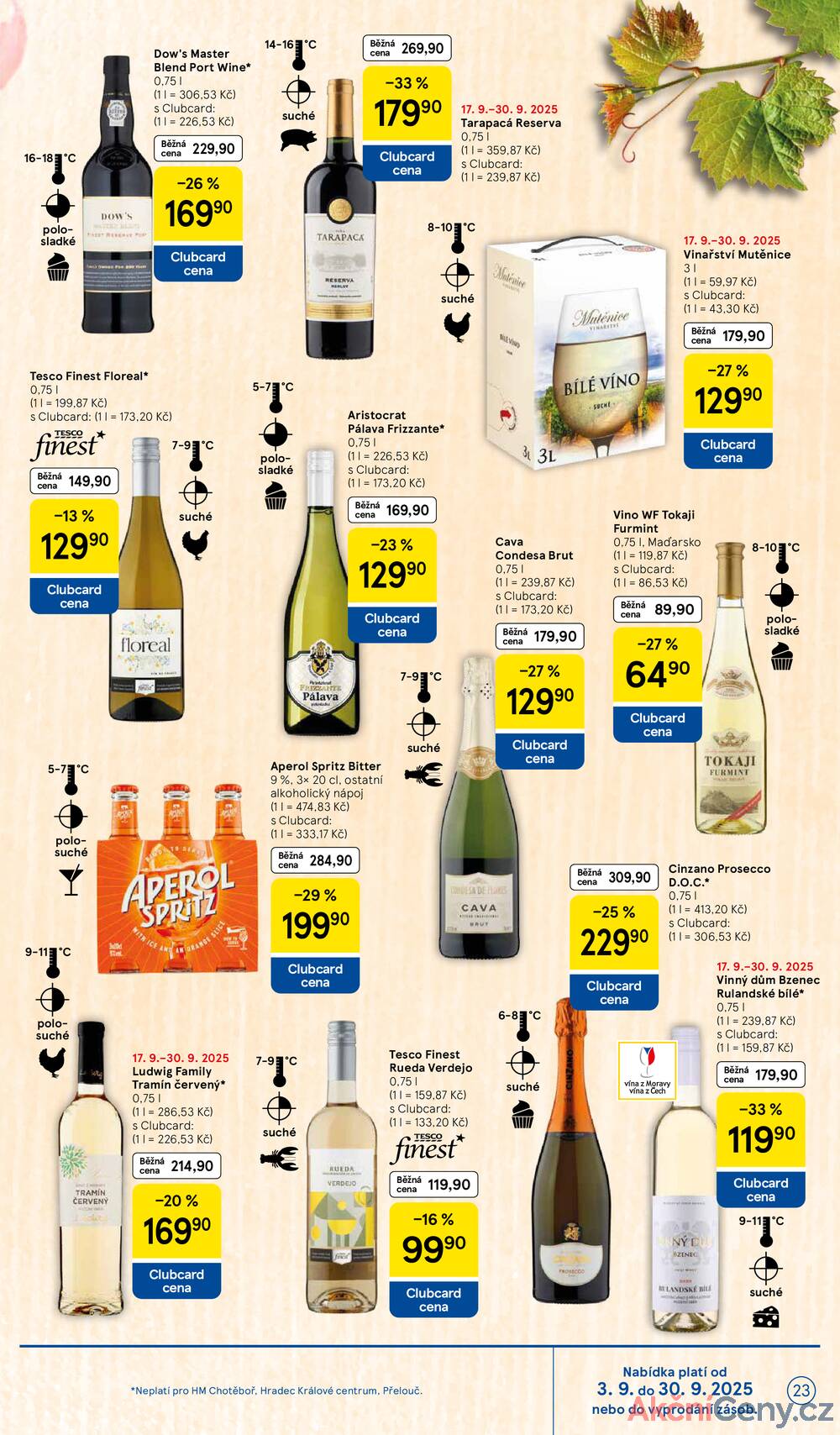 Leták Tesco - Tesco malé hypermarkety od 24.9. do 30.9.2025 - strana 23