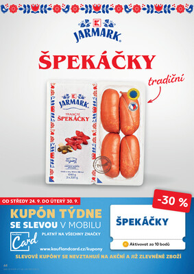 Kaufland 24.9. - 30.9. - Kaufland - Domažlice