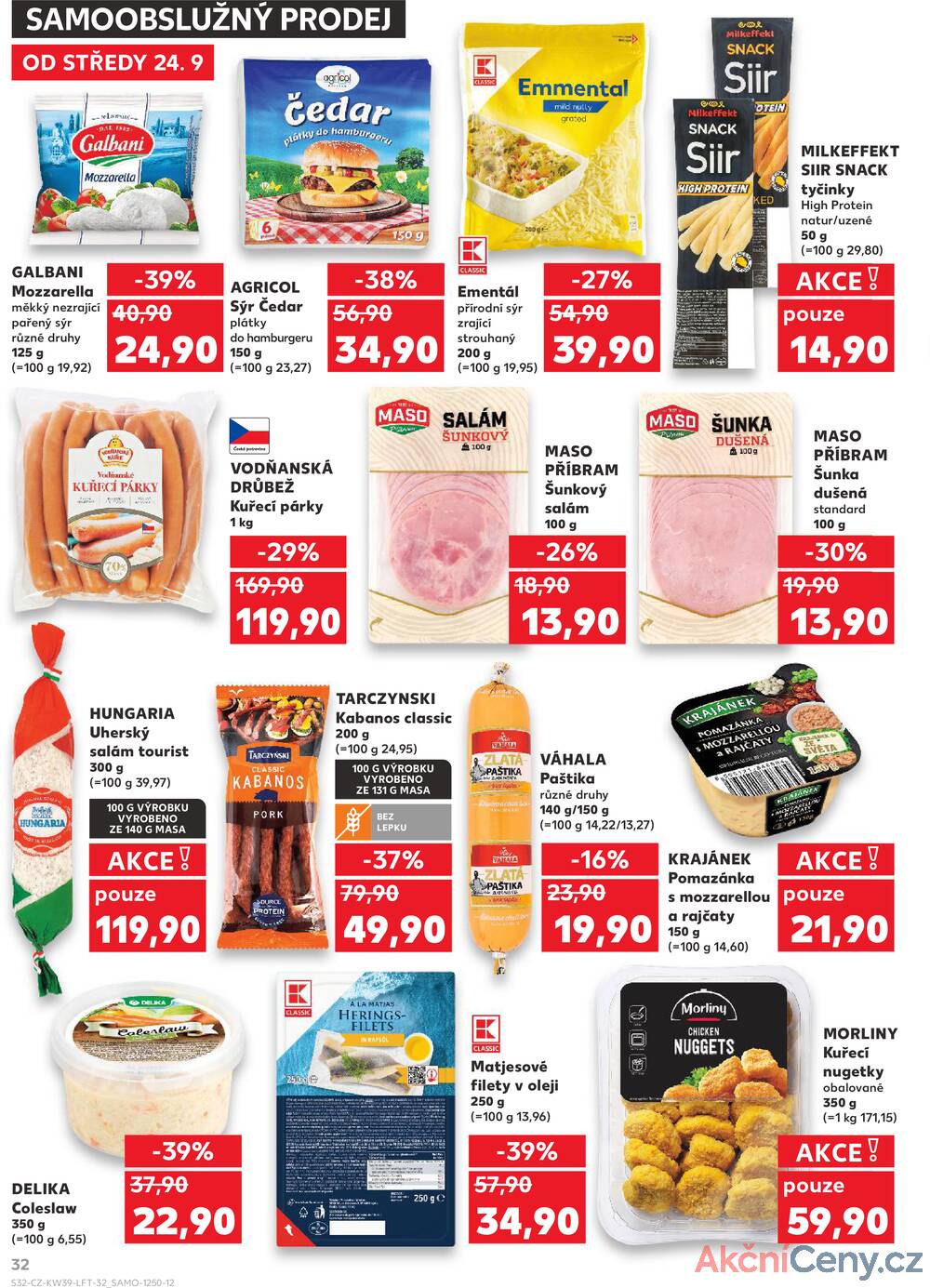 Leták Kaufland - Kaufland 24.9. - 30.9. - Kaufland - Hodonín (Konečná) - strana 32