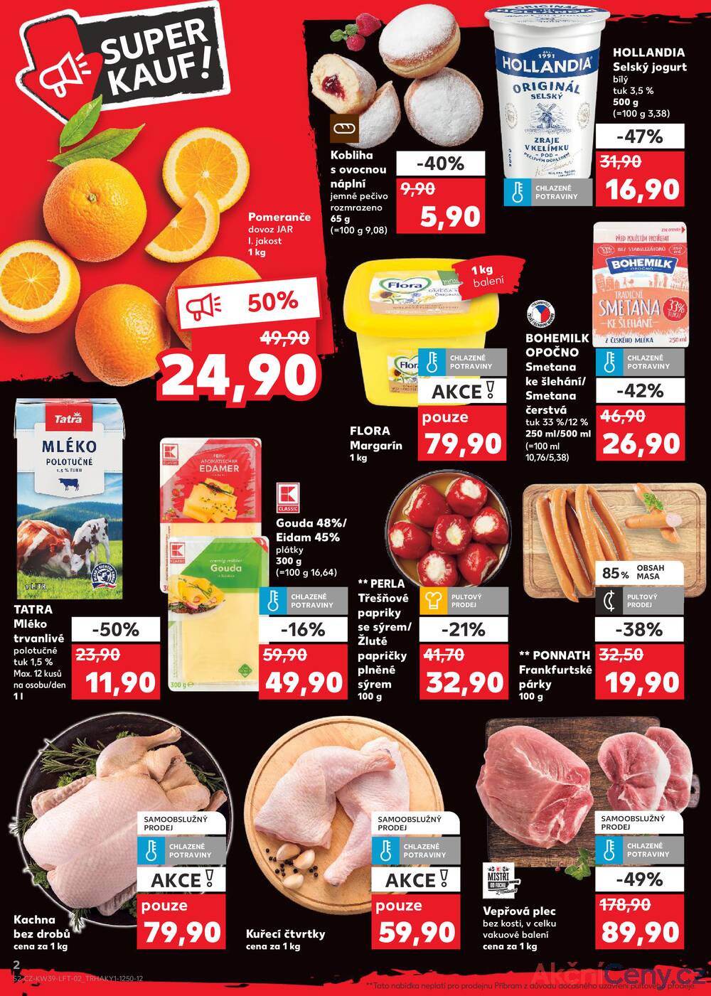 Leták Kaufland - Kaufland 24.9. - 30.9. - Kaufland - Rakovník (ul. Luženská) - strana 2
