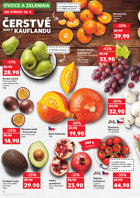 Kaufland 24.9. - 30.9. - Kaufland - Pelhřimov