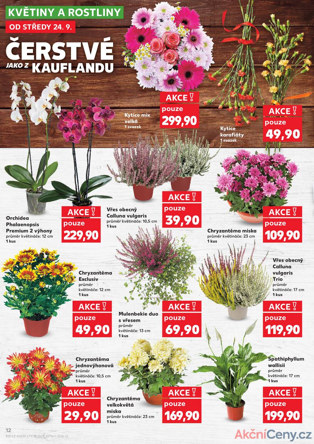 Leták Kaufland - Kaufland 24.9. - 30.9. - Kaufland - Plzeň (Sukova) - strana 12