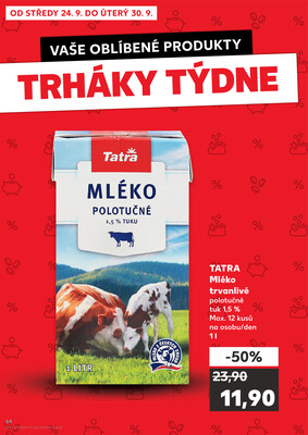 Kaufland 24.9. - 30.9. - Kaufland - Šternberk
