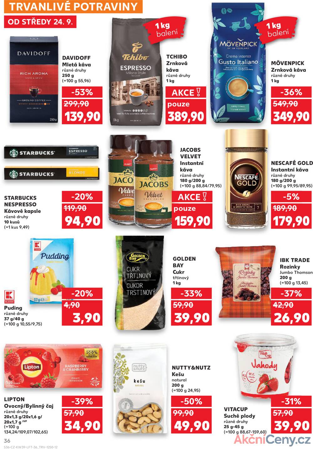 Leták Kaufland - Kaufland 24.9. - 30.9. - Kaufland - Brandýs nad Labem - strana 36