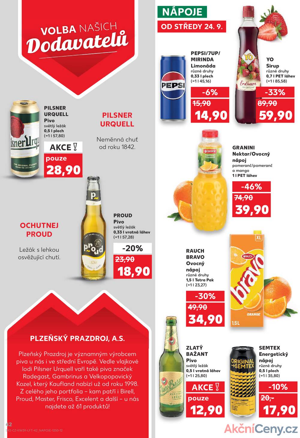 Leták Kaufland - Kaufland 24.9. - 30.9. - Kaufland - Brandýs nad Labem - strana 42