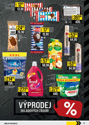 JIP Cash & Carry Brno, Praha, Ostrava, Jilemnice, Pardubice, Ostrava, Karlovy Vary, Olomouc a Zlín od 24.9. do 30.9.2025