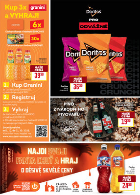 Billa Podzimní nápoje  od 1.10. do 21.10.2025