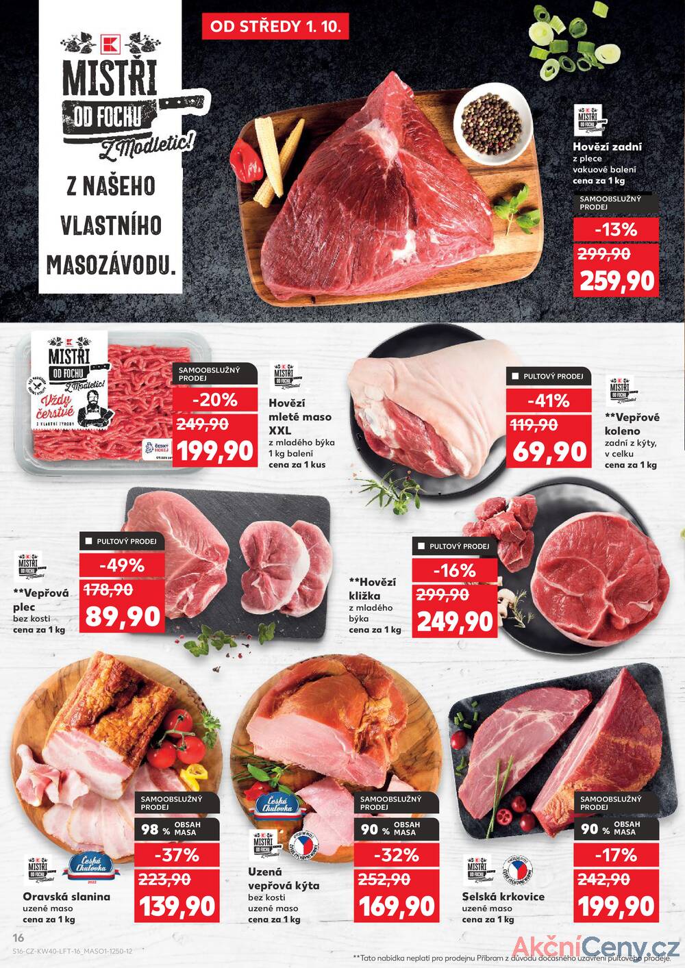 Leták Kaufland - Kaufland 1.10. - 7.10. - Kaufland - Litoměřice - strana 16