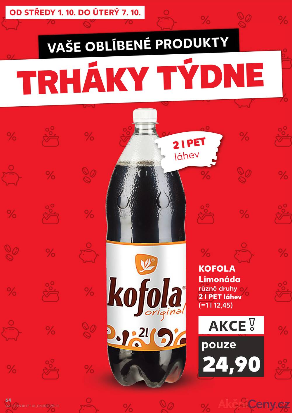 Leták Kaufland - Kaufland 1.10. - 7.10. - Kaufland - Děčín - strana 64