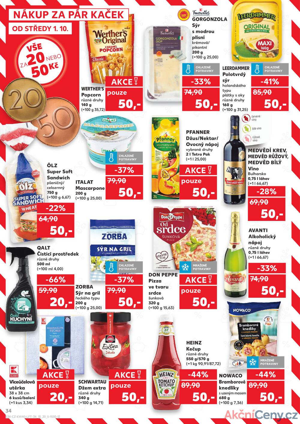 Leták Kaufland - Kaufland 1.10. - 7.10. - Kaufland - Jindřichův Hradec - strana 34
