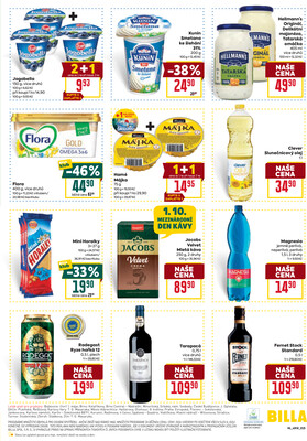 Billa malý leták od 1.10. do 7.10.2025