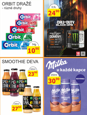 BENE Nápoje od 1.10. do 31.10.2025