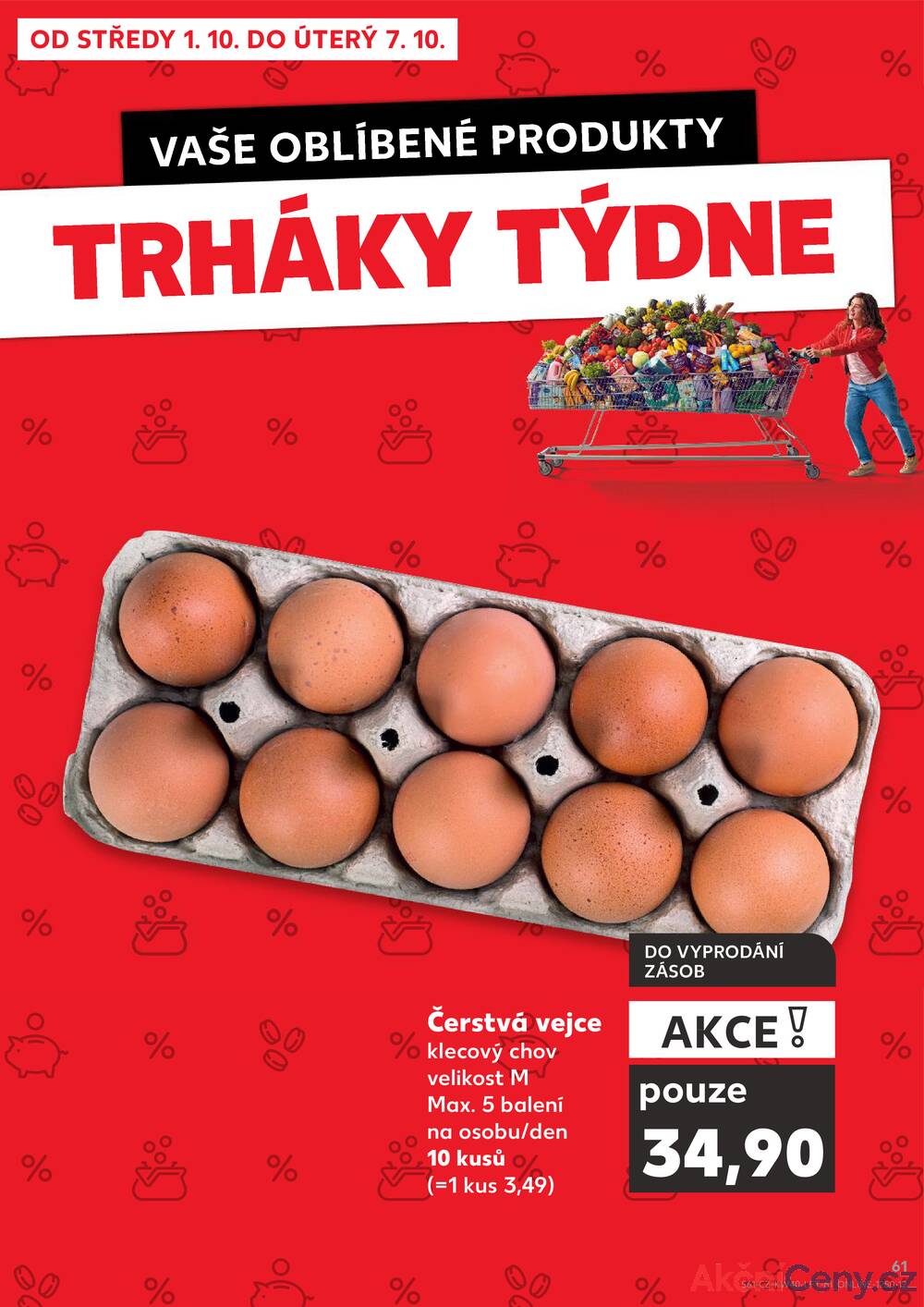 Leták Kaufland - Kaufland 1.10. - 7.10. - Kaufland - Praha 12 (Modřany) - strana 61