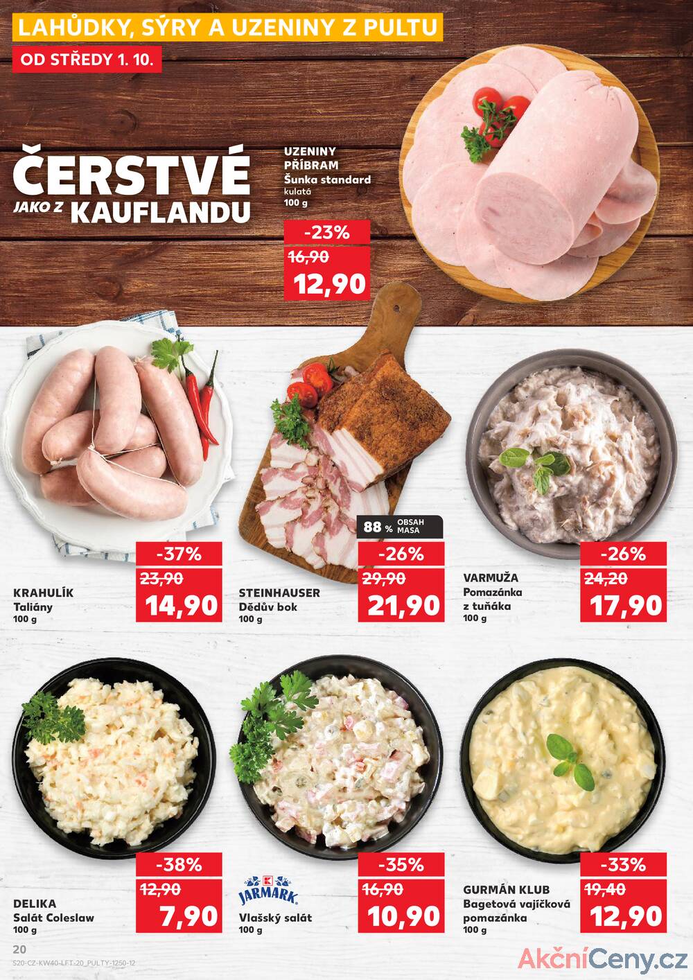 Leták Kaufland - Kaufland 1.10. - 7.10. - Kaufland - Pelhřimov - strana 20