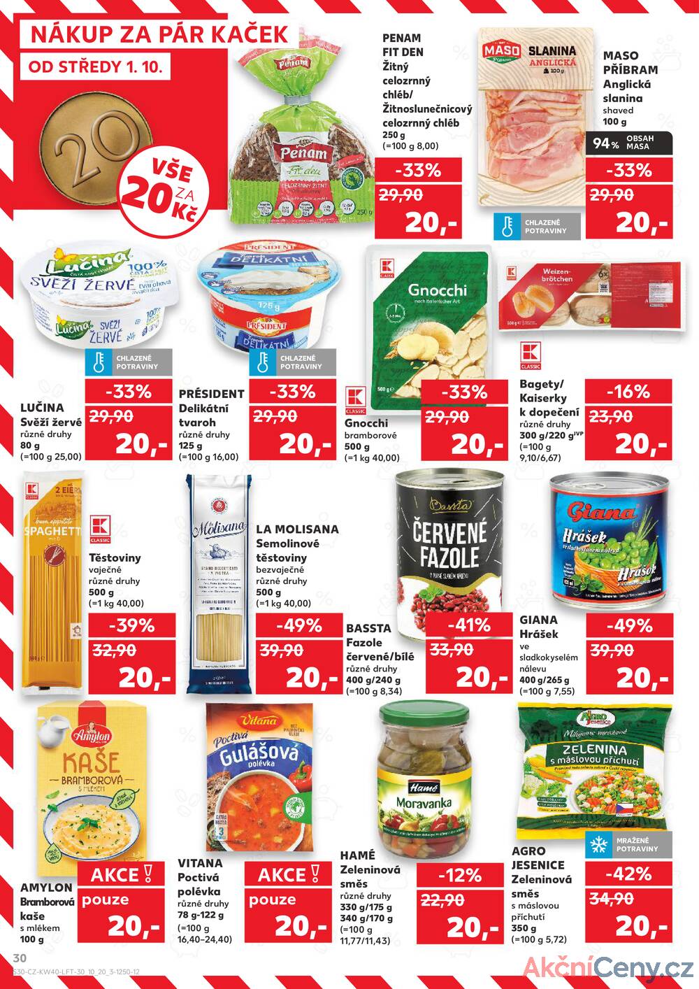 Leták Kaufland - Kaufland 1.10. - 7.10. - Kaufland - Zábřeh na Moravě - strana 30