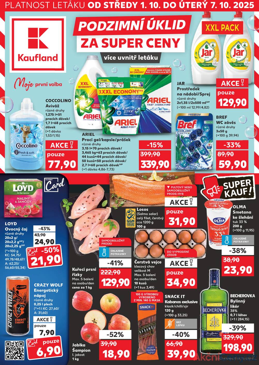 Leták Kaufland - Kaufland 1.10. - 7.10. - Kaufland - Ostrava - Zábřeh - strana 1