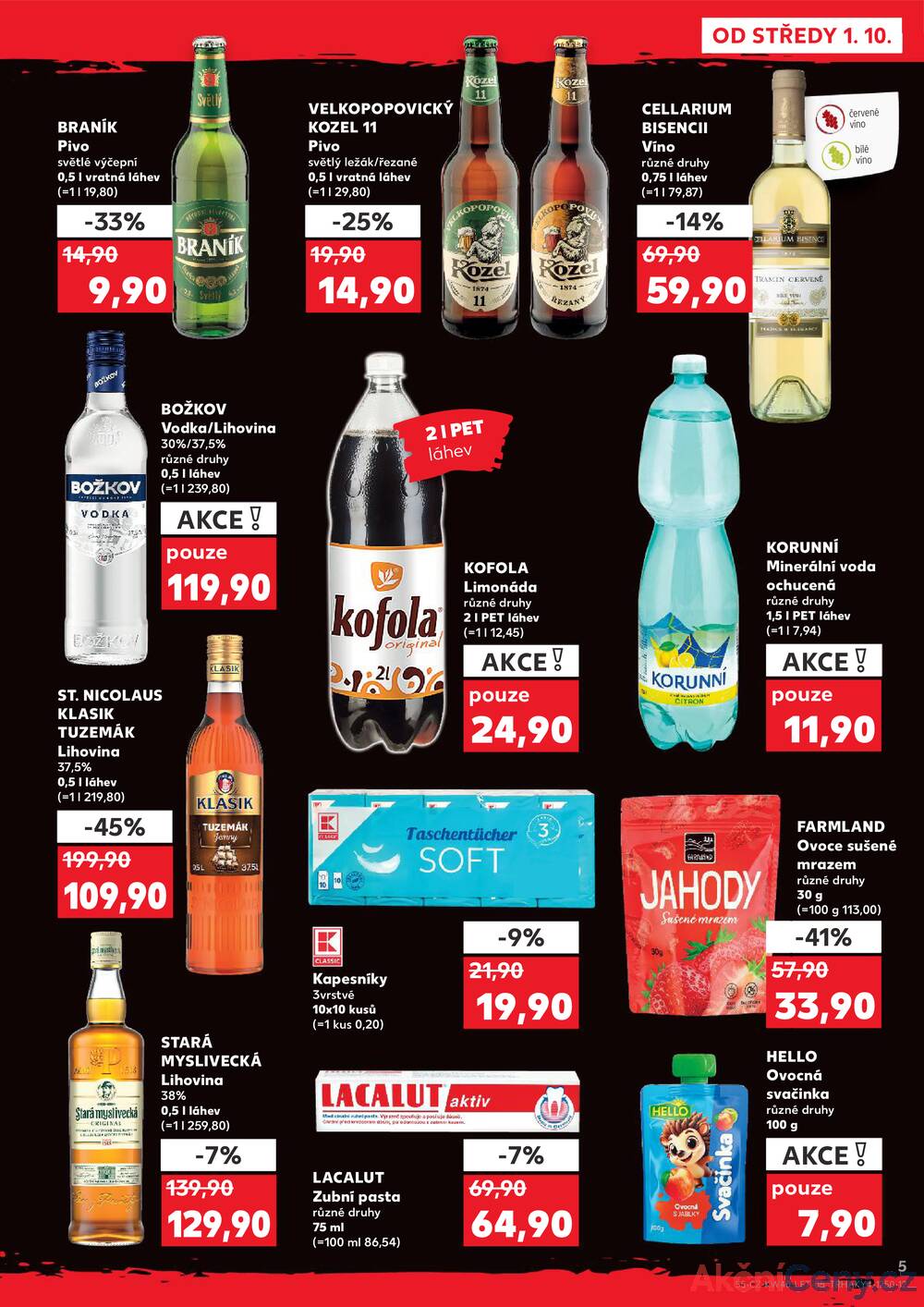 Leták Kaufland - Kaufland 1.10. - 7.10. - Kaufland - Valašské Meziříčí - strana 5
