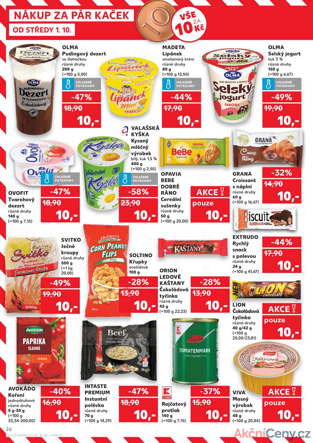 Leták Kaufland - Kaufland 1.10. - 7.10. - Kaufland - Valašské Meziříčí - strana 26