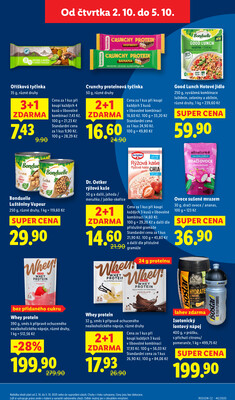 Lidl Čtvrtek od 2.10. do 5.10.2025