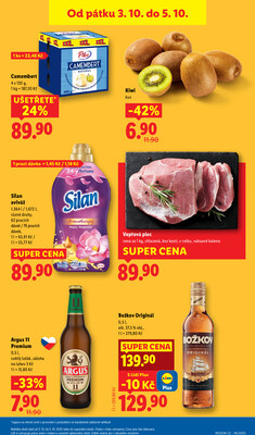 Lidl Čtvrtek od 2.10. do 5.10.2025