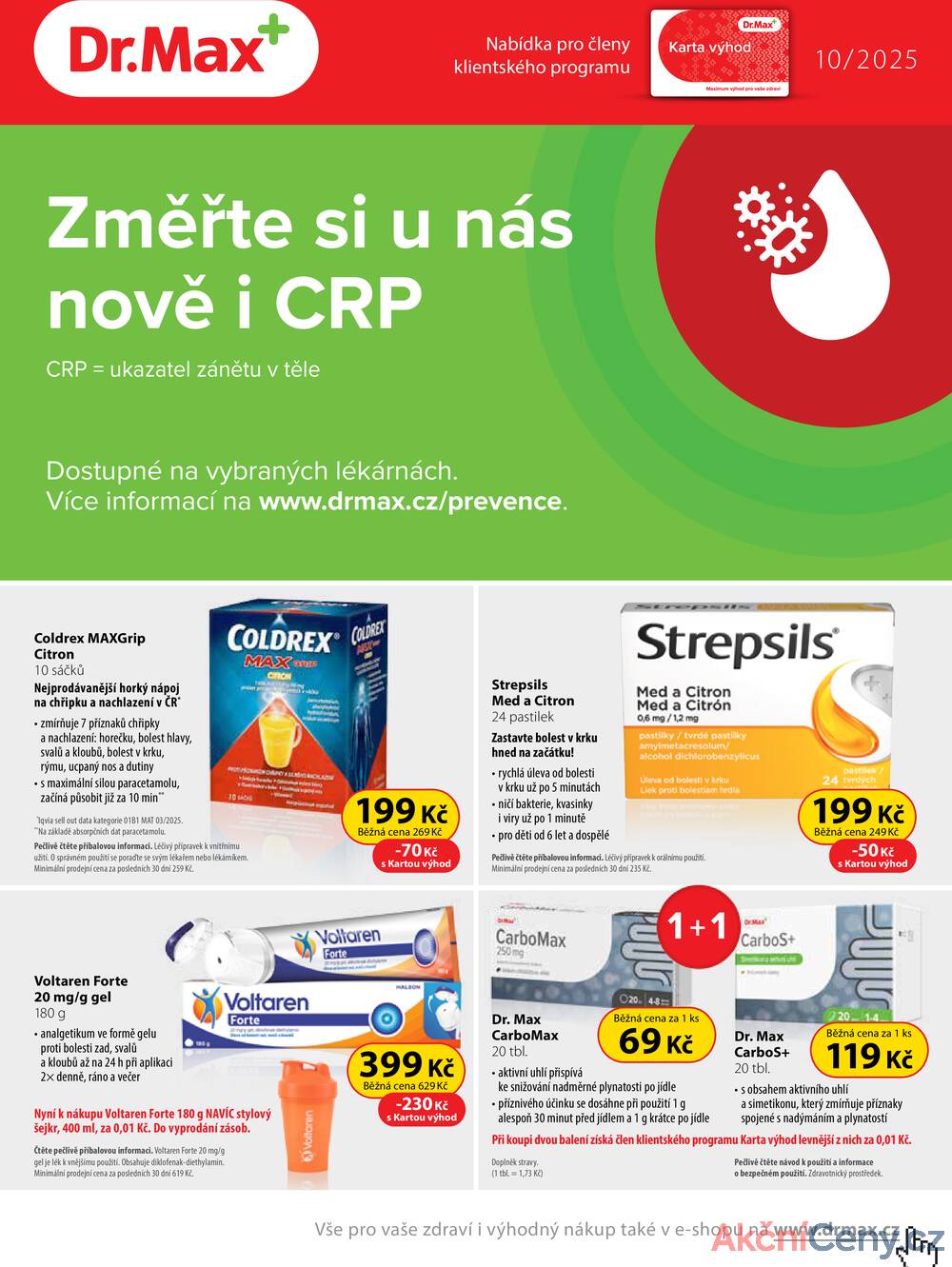Leták Dr.Max - Dr.Max od 1.10. do 31.10.2025 - strana 1