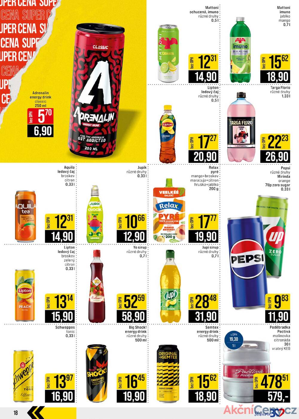 Leták JIP - JIP Cash & Carry Brno, Praha, Ostrava, Jilemnice, Pardubice, Ostrava, Karlovy Vary, Olomouc a Zlín od 1.10. do 7.10.2025 - strana 18