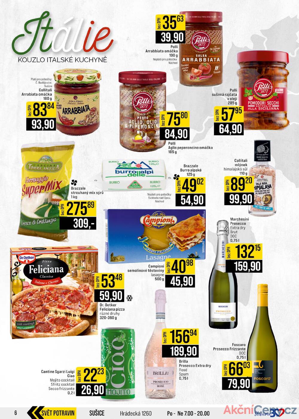 Leták JIP - JIP Cash & Carry České Budějovice, Most, Náchod, Polička, Sušice a Svoboda nad Úpou od 1.10. do 7.10.2025 - strana 6