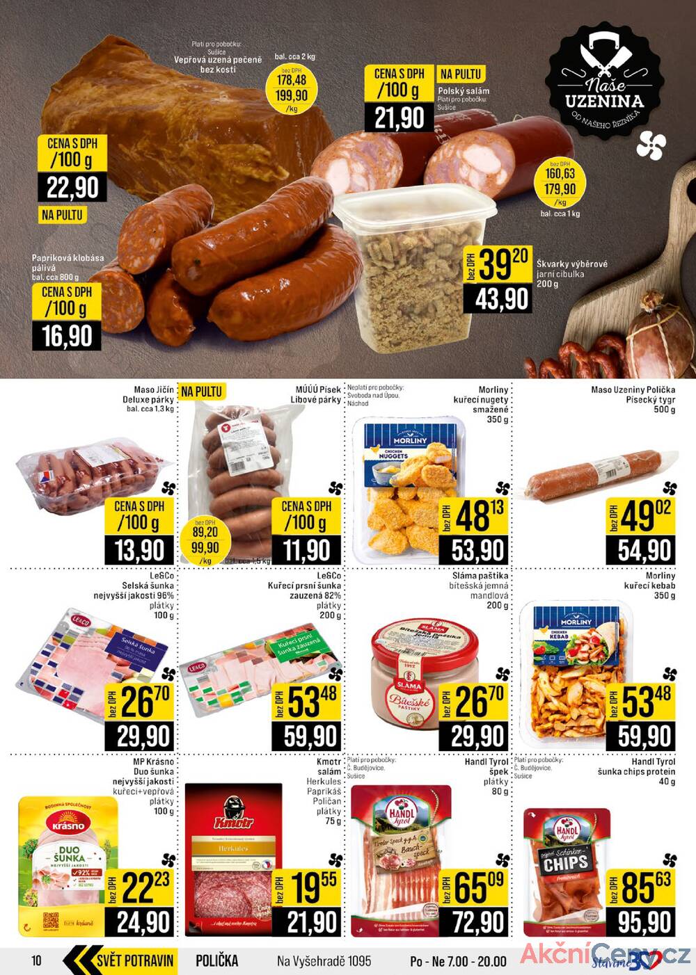 Leták JIP - JIP Cash & Carry České Budějovice, Most, Náchod, Polička, Sušice a Svoboda nad Úpou od 1.10. do 7.10.2025 - strana 10