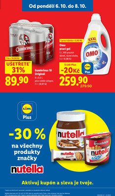 Lidl od 6.10. do 8.10.2025