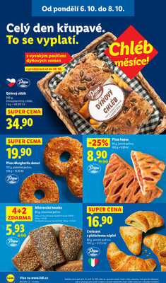 Lidl od 6.10. do 8.10.2025