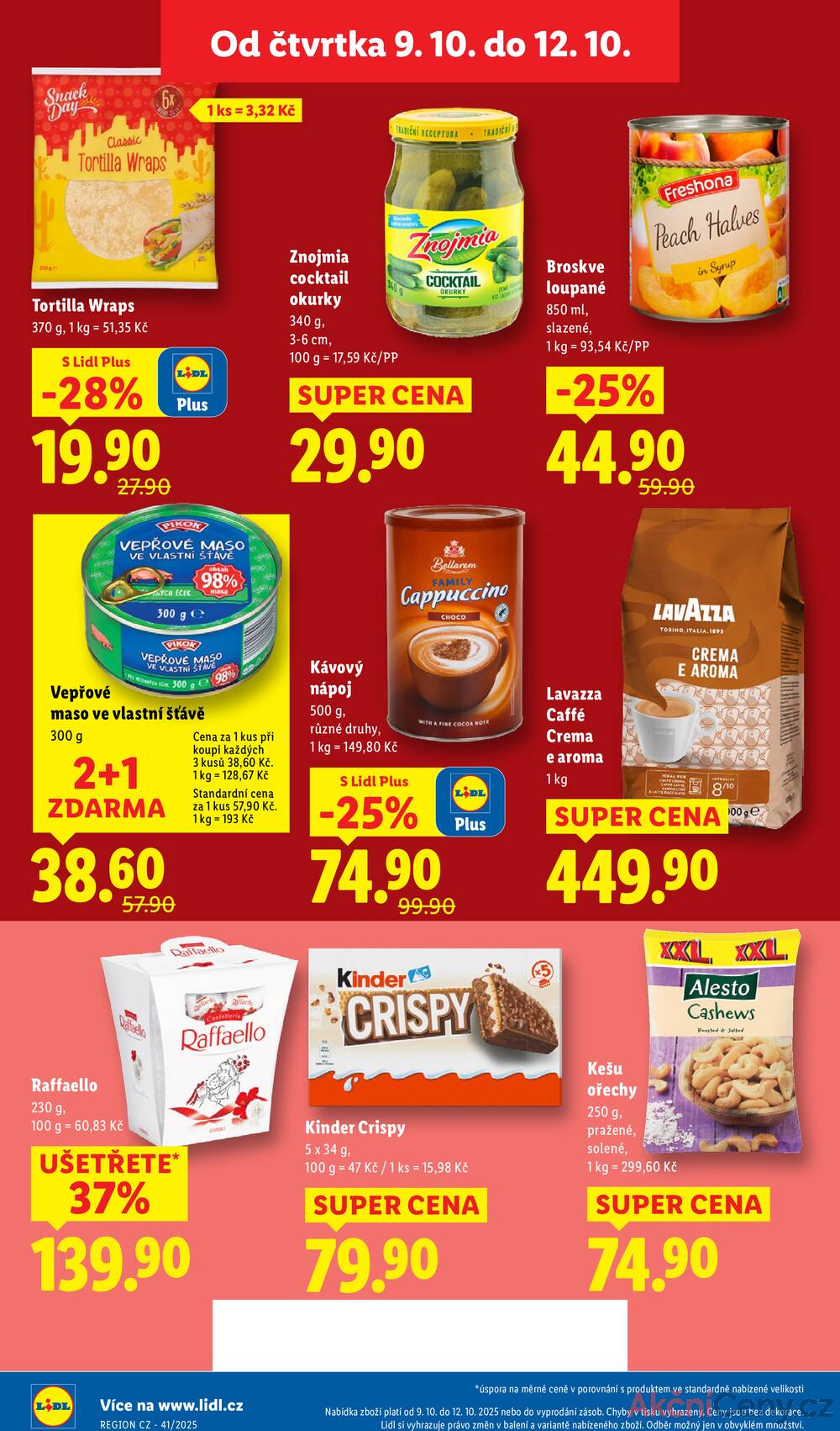 Leták Lidl - Lidl Čtvrtek od 9.10. do 12.10.2025 - strana 14