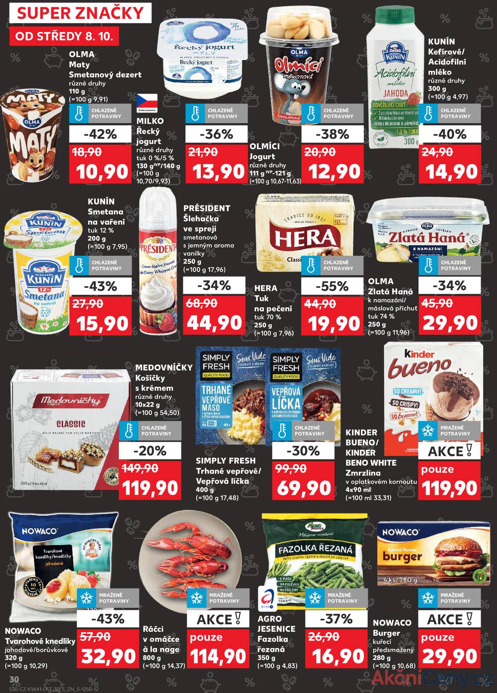 Leták Kaufland - Kaufland 8.10. - 14.10. - Kaufland - Prachatice - strana 30