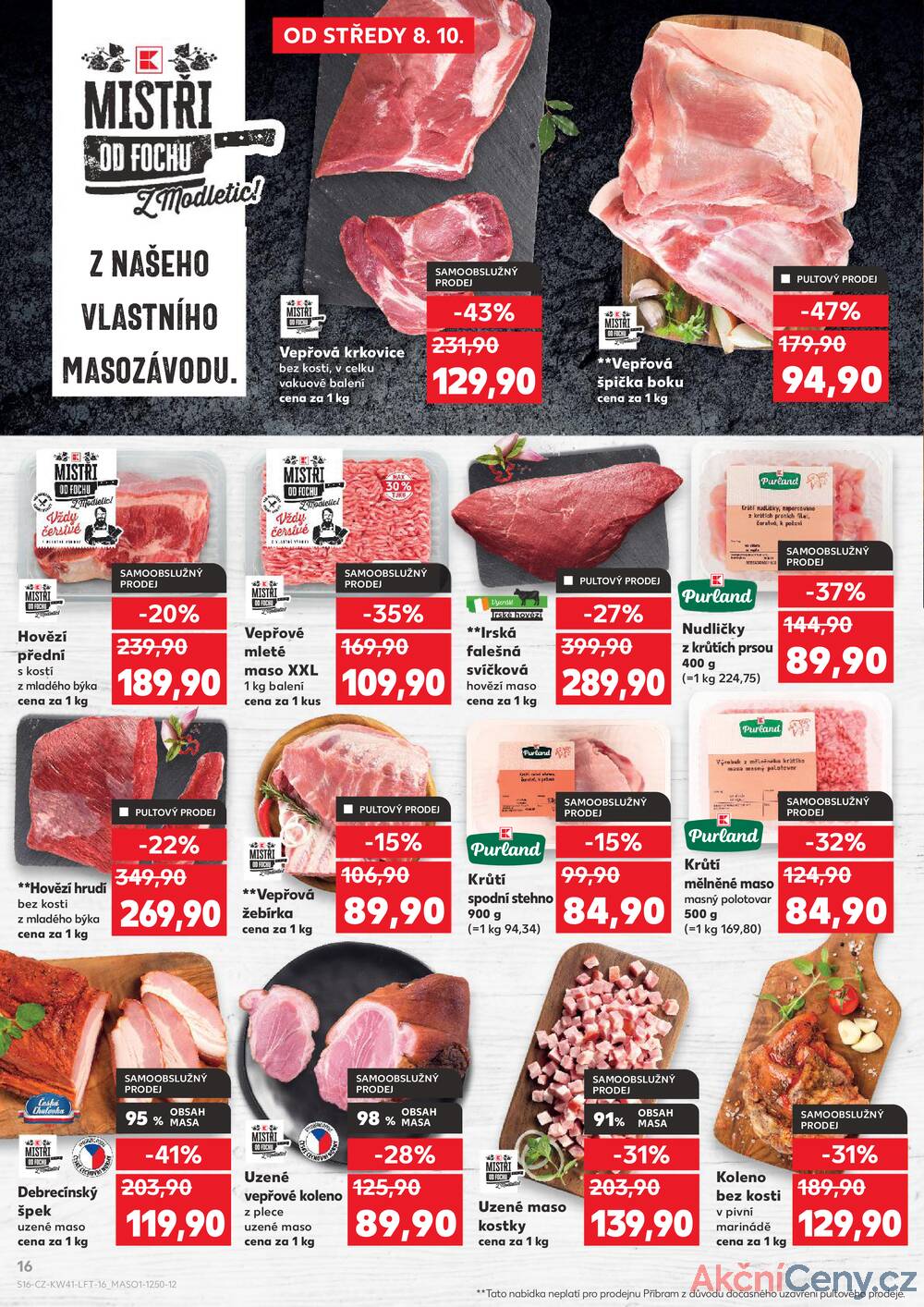 Leták Kaufland - Kaufland 8.10. - 14.10. - Kaufland - Litoměřice - strana 16