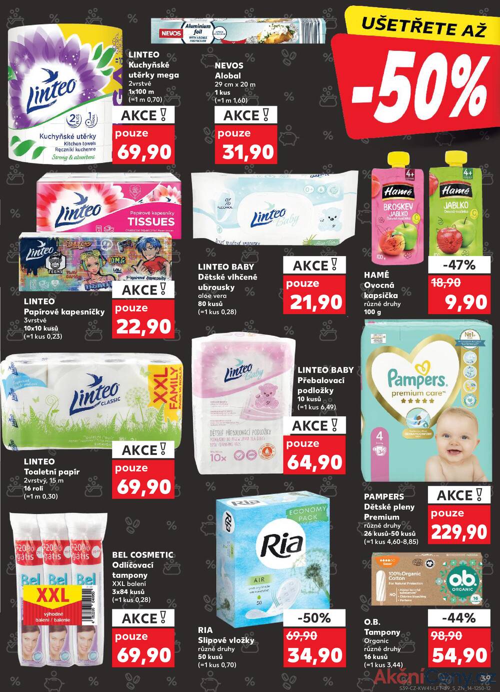 Leták Kaufland - Kaufland 8.10. - 14.10. - Kaufland - Ostrava - Poruba - strana 39