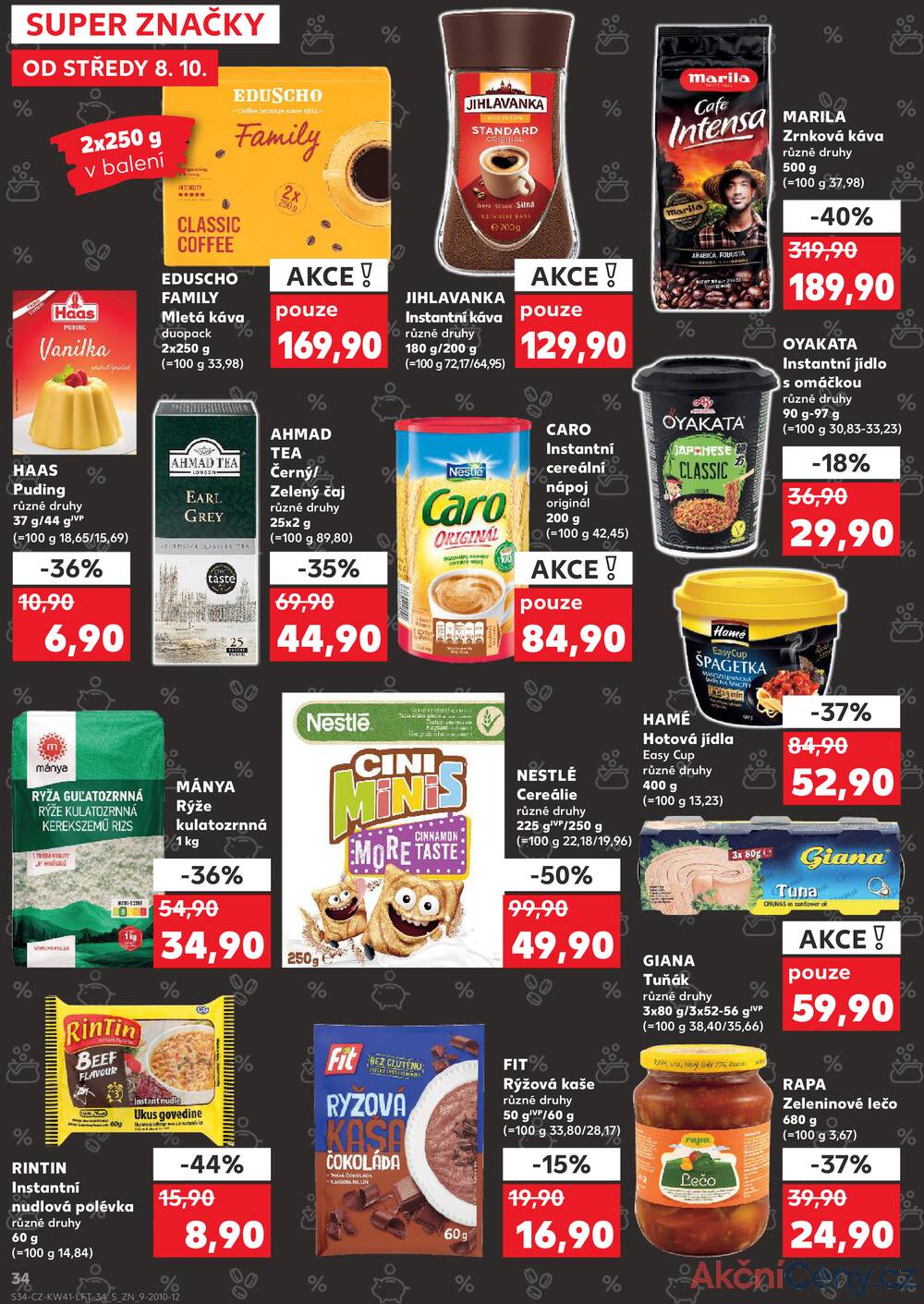 Leták Kaufland - Kaufland 8.10. - 14.10. - Kaufland - Kopřivnice - strana 34