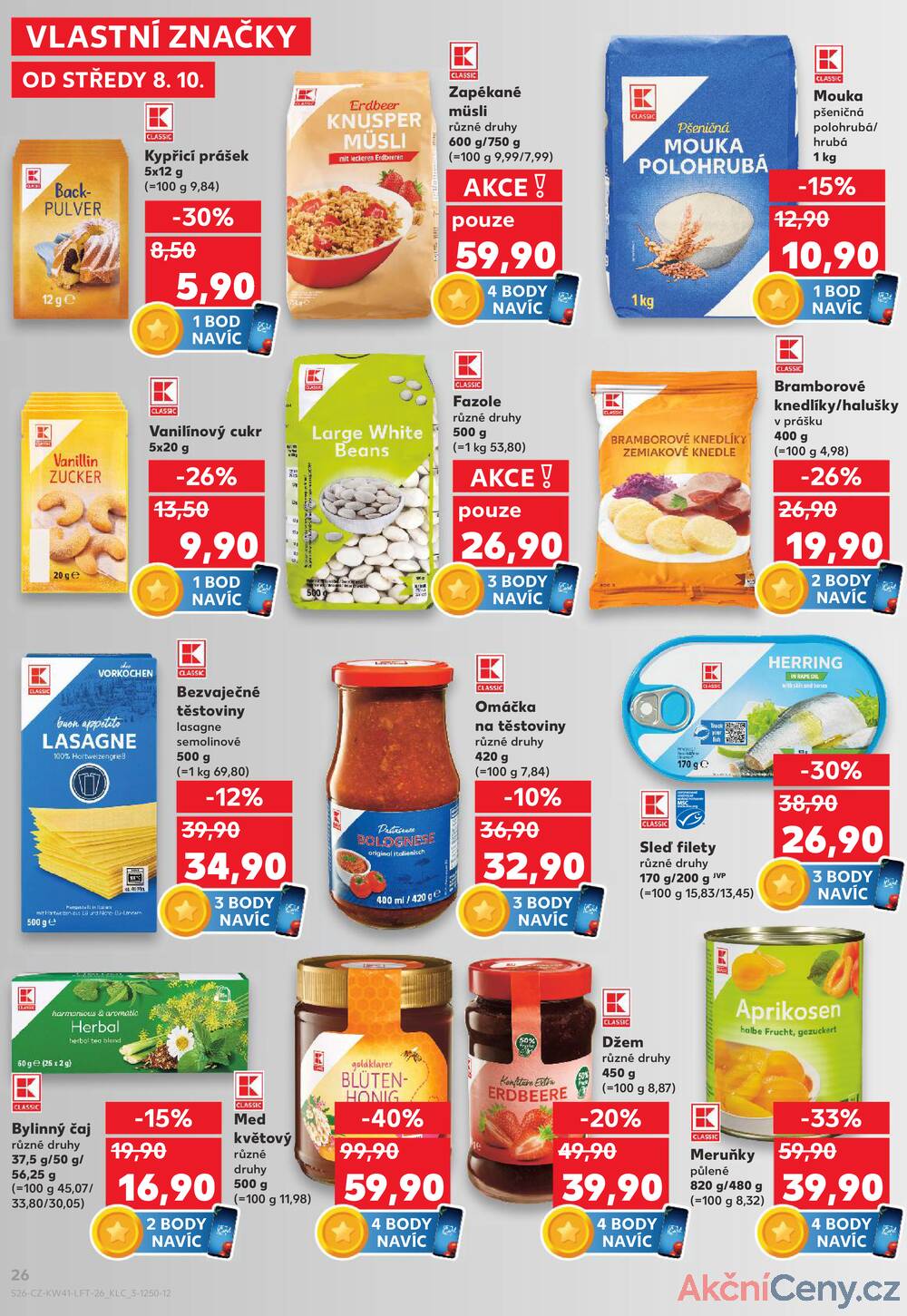 Leták Kaufland - Kaufland 8.10. - 14.10. - Kaufland - Šternberk - strana 26