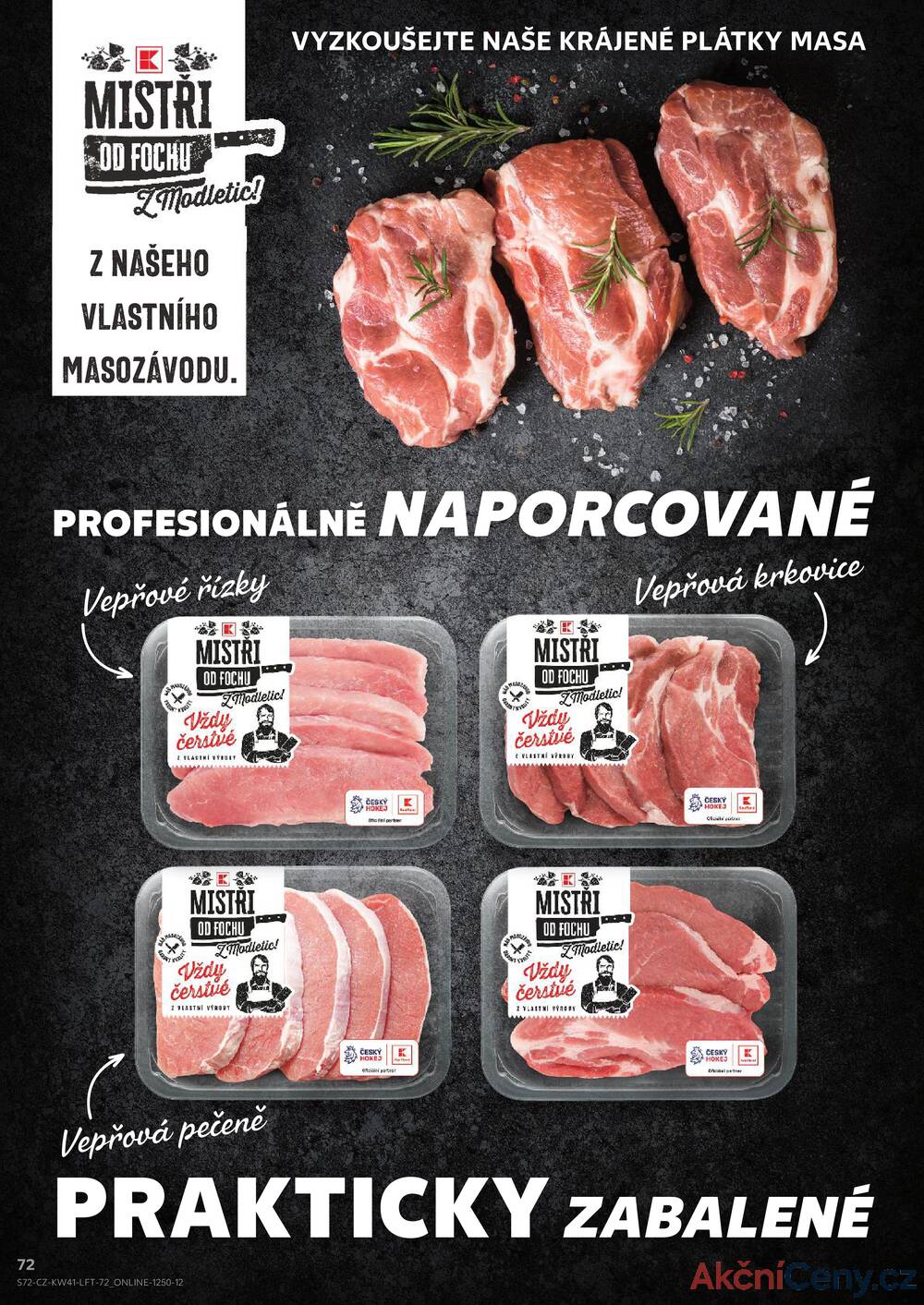 Leták Kaufland - Kaufland 8.10. - 14.10. - Kaufland - Šternberk - strana 72