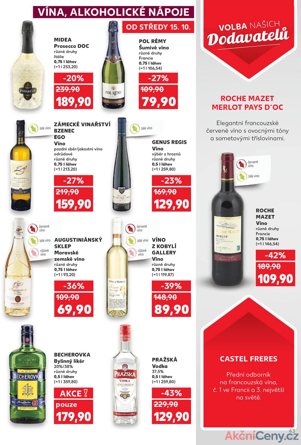 Leták Kaufland - Kaufland 15.10. - 21.10. - Kaufland - Domažlice - strana 43
